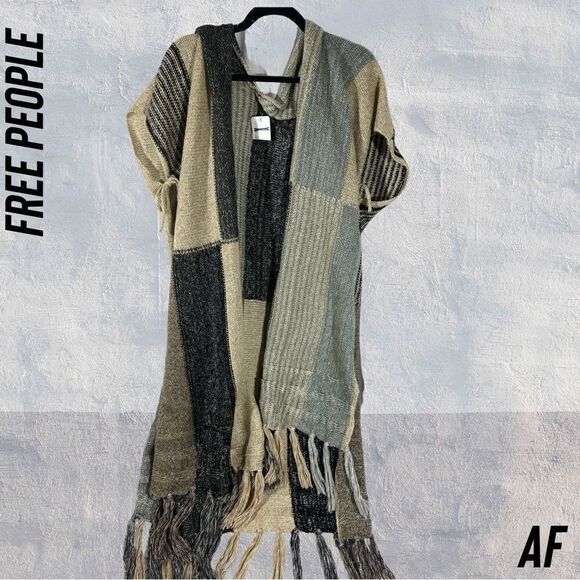 FREE PEOPLE BY DO EVERYTHING IN LOVE KIMONO NWT OS - Picture 4 of 10